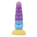 Potężny Jednorożec – Faliste Silikonowe Dildo 22 cm