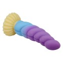 Potężny Jednorożec – Faliste Silikonowe Dildo 22 cm
