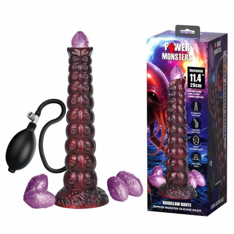 Power Monsters Voidclaw Brute – 29 cm Faliste Silikonowe Dildo: Potęga Stymulacji