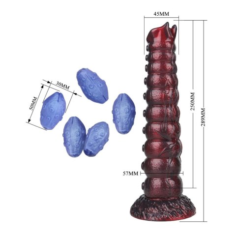 Power Monsters Voidclaw Brute – 29 cm Faliste Silikonowe Dildo: Potęga Stymulacji
