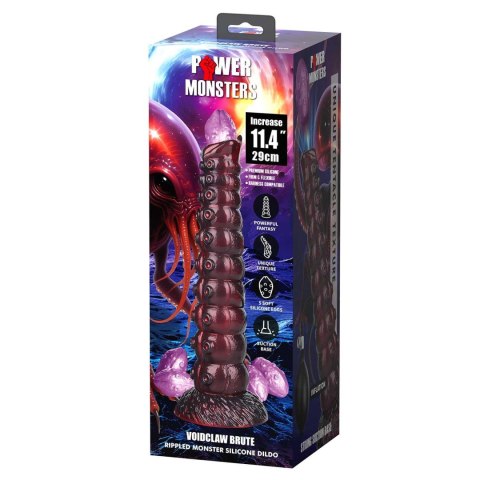 Power Monsters Voidclaw Brute – 29 cm Faliste Silikonowe Dildo: Potęga Stymulacji