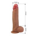 Pretty Love Mendel 25,5 cm – Aksamitnie Miękkie Realistyczne Dildo z Płynnego Silikonu