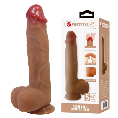 Pretty Love Orton – Realistyczne Dildo z Ultrami miękkiego Silikonu 23,5 cm
