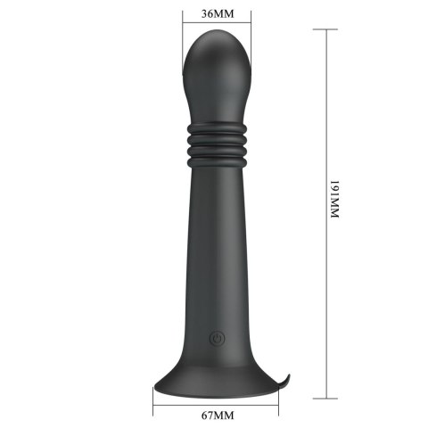 Pretty Love Stellan – Masażer Różdżka z Pchnięciami i Obrotami – 23 cm