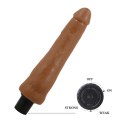 BAILE - Alfredo: Realistyczne dildo z wibracjami i efektem „ślizgającej się skóry”, 250 mm