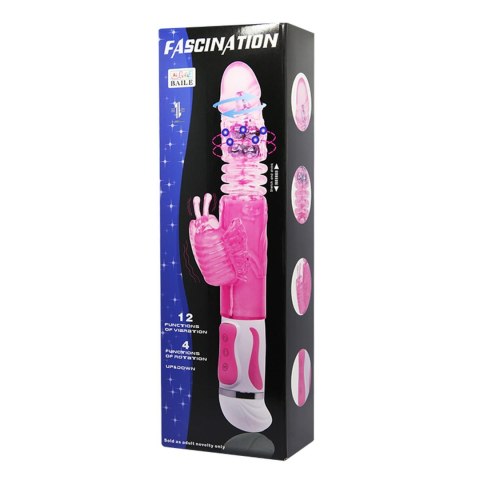 BAILE FASCINATION – Luksusowy Wibrator z Rotacją, Ruchem Posuwistym i 12 Trybami Wibracji