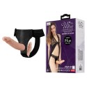 BAILE - Podwójne dildo strap-on, 7.1''+5.9''