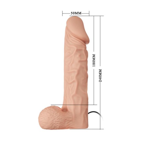 Realistyczny Wibrator Strap-On Baile 9.4 cala