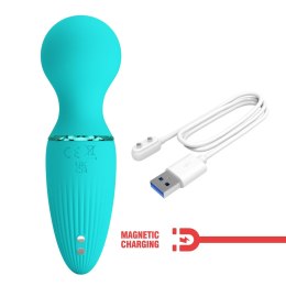 DWAYNE, Uroczy Mini Masażer: 10 Trybów Wibracji, Ładowanie Magnetyczne USB