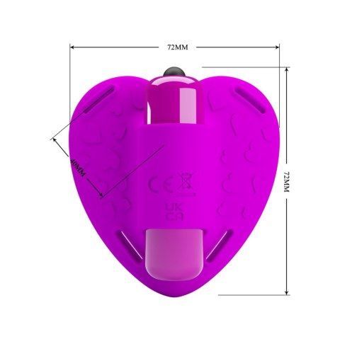 PRETTY LOVE – Wibrator Łechtaczkowy Heartbeat z 10 Trybami Stymulacji
