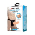 PRETTY LOVE – Eleganckie Majtki z Uprzężą i Dildo Houston 6,8 cala
