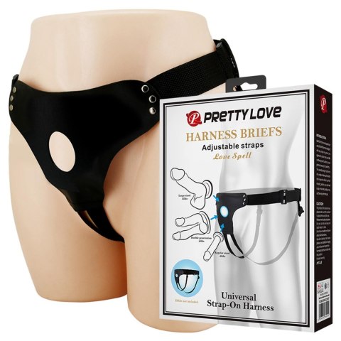 PRETTY LOVE - Uprząż Majtki Love Spell: Uniwersalna Uprząż Strap-On