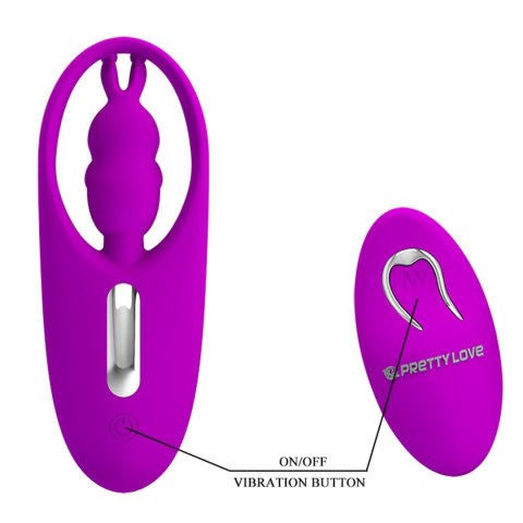 PRETTY LOVE – Wild Rabbit, Wibrator Króliczek z 12 Funkcjami Wibracji i Bezprzewodowym Pilotem