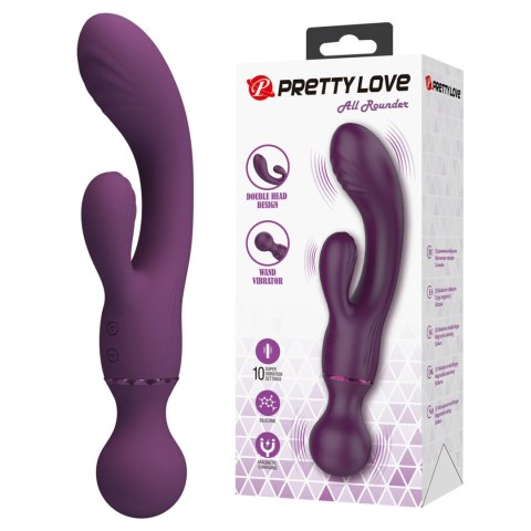 Pretty Love All Rounder – Wielofunkcyjny Wibrator Króliczek z Podwójną Stymulacją