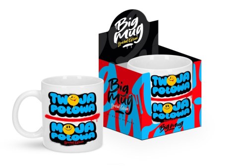 Duży Kubek 800 ml – „Twoja Połowa, Moja Połowa”