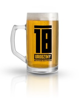 Kufel na 18. Urodziny – Wyjątkowy Prezent z Humorem 500 ml
