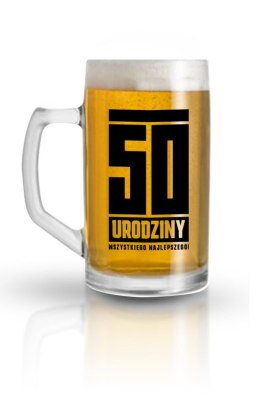 Kufel 500ml: 50 Urodziny w Wyjątkowym Stylu