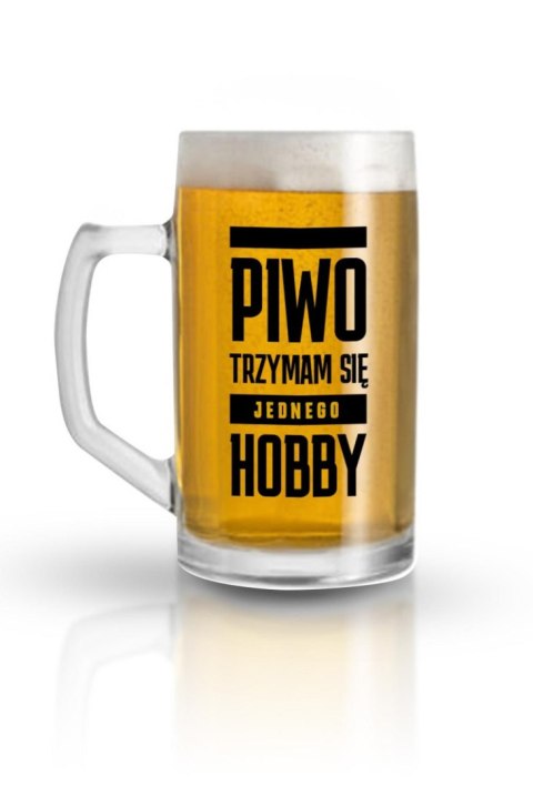 Elegancki Kufel Piwny 500ml – Moje Jedno Hobby