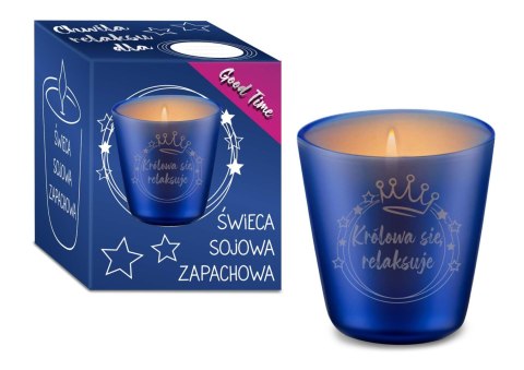 GOOD TIME – Luksusowa Świeca Sojowa 120 ml – „Królowa się relaksuje”