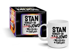 Kubek HARDCORE MUGS 'Boss' 300 ml – Na dni, gdy nic nie idzie po myśli