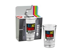 Elegancki kieliszek HOT SHOT 35ml – Humor i styl na każdą okazję