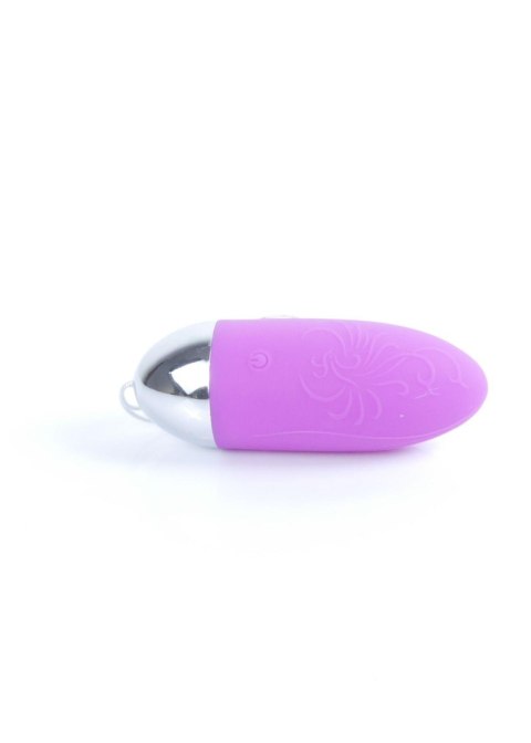 Bezprzewodowe Jajeczko Wibrujące z Pilotem 0.3 USB Fioletowe