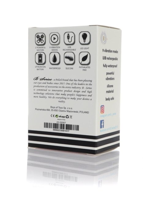 Zmysłowy masażer na palec USB z 9 trybami wibracji