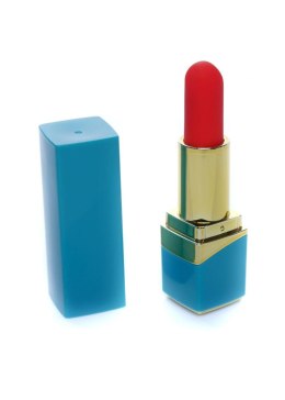 Dyskretny Wibrator w Kształcie Szminki „Lipstick” - Niebieski
