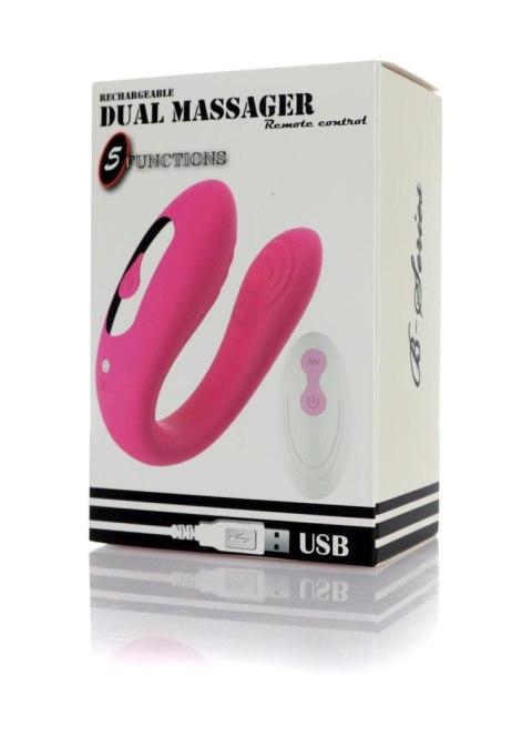 Zmysłowy Wibrator Dualny dla Par z Pilotem i Ładowaniem USB