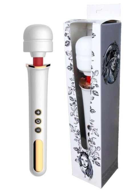 Biały Stymulator-Masażer USB – Niezwykła Moc, 10 Zmysłowych Programów