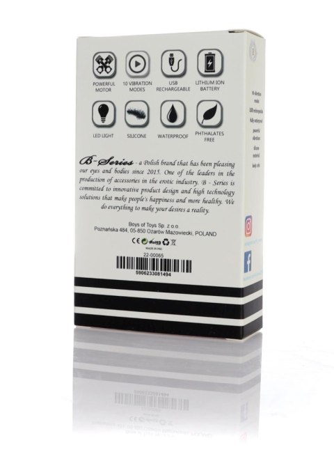 Mini Stymulator z 10 Funkcjami Wibracji – Ładowanie USB