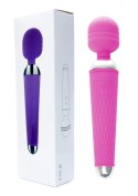 Wibrator Różdżka Power Massager USB, Fioletowy – 16 funkcji intensywnej stymulacji