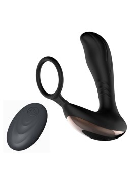 Erotyczny Masażer Prostaty z Pierścieniem i Zdalnym Sterowaniem - 10 Funkcji USB