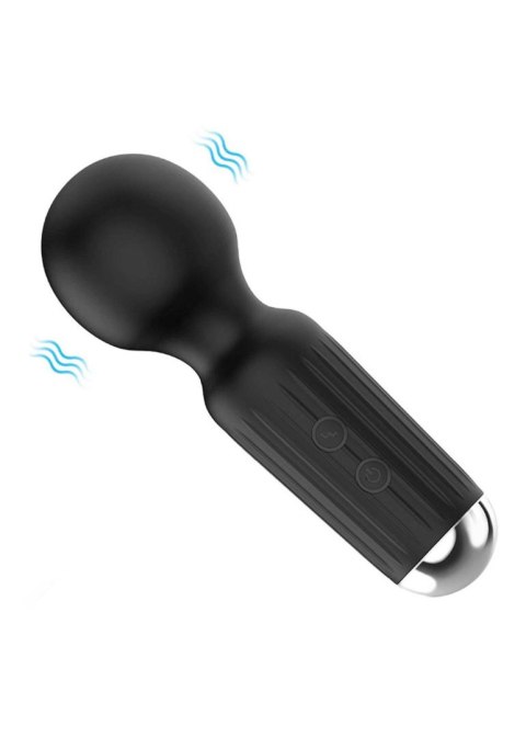 Mini Stymulator-Masażer USB z 20 Funkcjami - Czarny