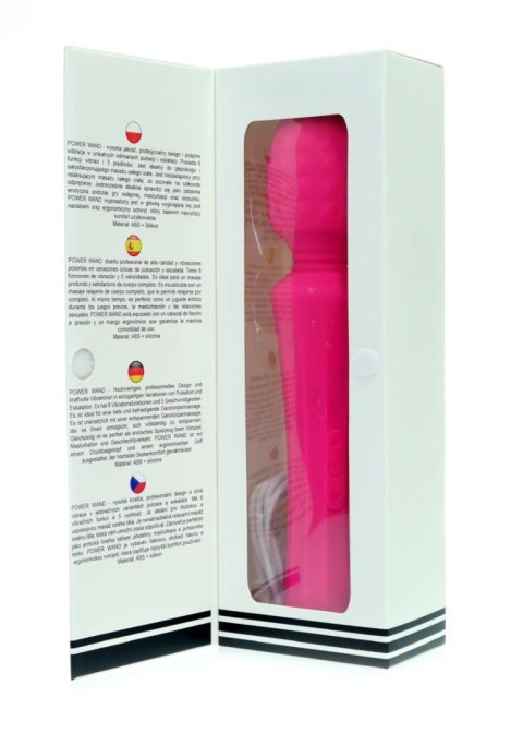 Mocarny Wibrator Wand Power – Różowy