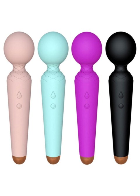 Wibrator-Masażer Typu Wand USB z 10 Funkcjami – Niebieski