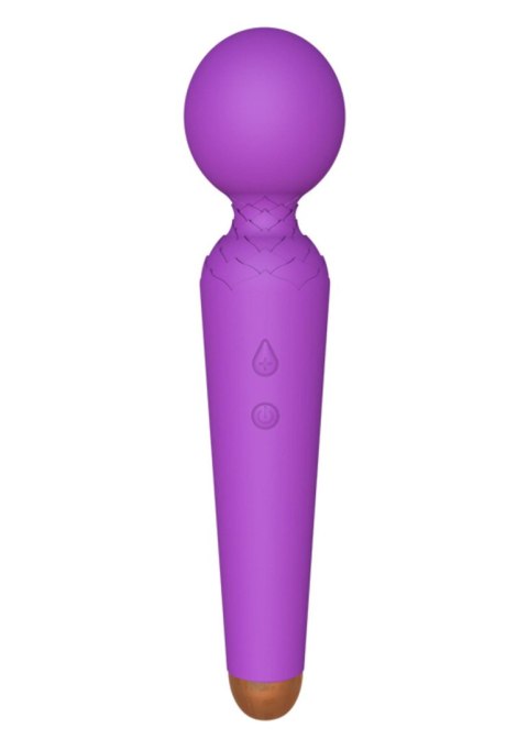 Luksusowy Masażer Stymulujący Power Wand USB, 10 Funkcji – Fioletowy