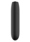 Intensywny Wibrator Punktowy Bullet z 20 Programami Wibracji - Ładowany USB, Matowa Czerń