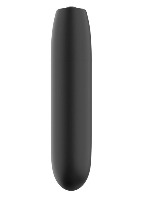 Intensywny Wibrator Punktowy Bullet z 20 Programami Wibracji - Ładowany USB, Matowa Czerń