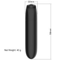 Intensywny Wibrator Punktowy Bullet z 20 Programami Wibracji - Ładowany USB, Matowa Czerń