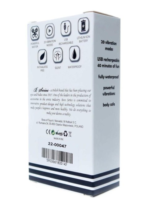 Stymulator-Pocisk USB z 20 Intensywnymi Trybami Wibracji – Srebrny