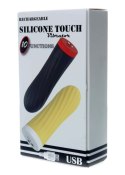 Elegancki Stymulator Silikonowy z 10 Funkcjami Wibracji USB – Czarny