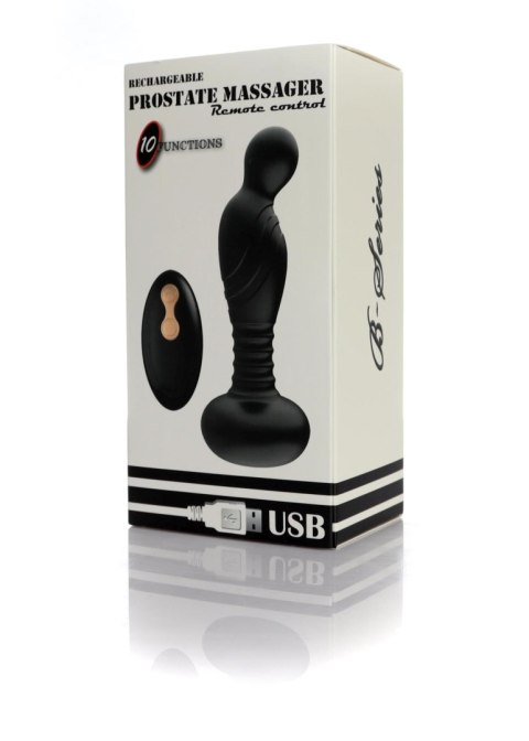 Masażer Prostaty Striking – Intensywna Stymulacja z 10 Funkcjami i Bezprzewodowym Pilotem USB