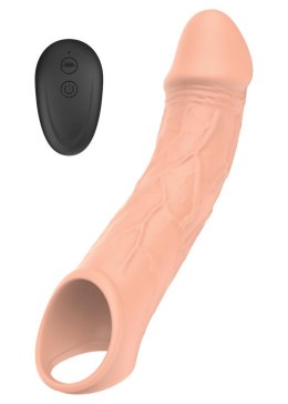 Wibracyjna przedłużka z 10 funkcjami i zdalnym sterowaniem USB