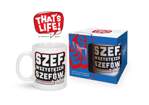 Kubek "That's Life" - Szef Wszystkich Szefów, 300 ml