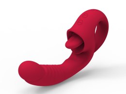 Wibrator Liżący z Funkcją Języka, 10 Trybami i Ładowaniem USB