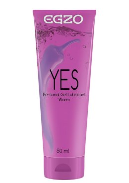 YES EGZO: Zmysłowy Żel Stymulująco-Rozgrzewający, 50 ml