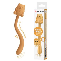 Cute Bear – Zmysłowy Masażer Punktowy z 7 Funkcjami Wibracji i Magnetycznym Ładowaniem USB