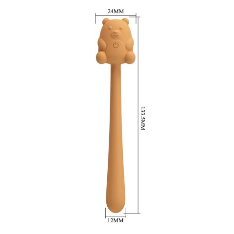 Cute Bear – Zmysłowy Masażer Punktowy z 7 Funkcjami Wibracji i Magnetycznym Ładowaniem USB