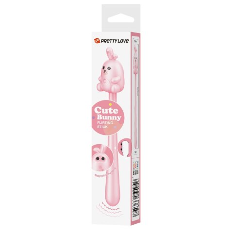 Cute Bunny: Zmysłowy Masażer Stymulujący z 7 Trybami Wibracji i Magnetycznym Ładowaniem USB